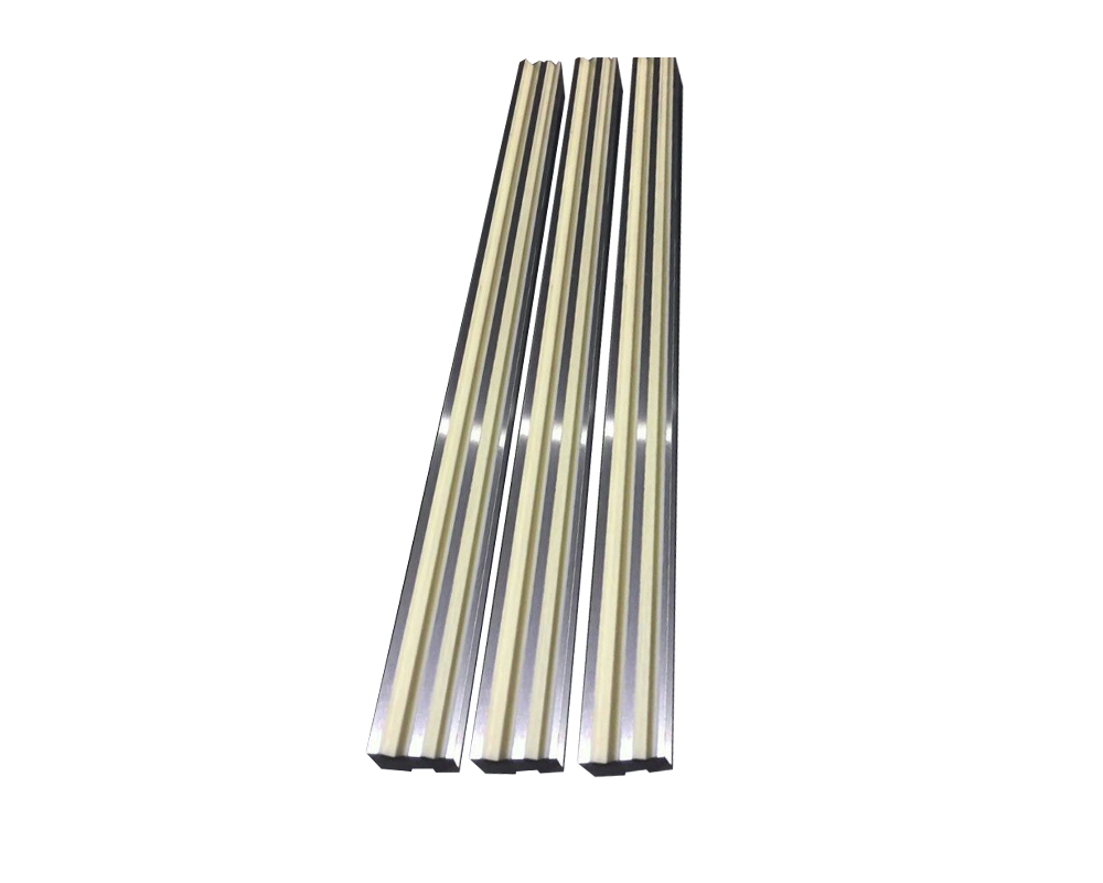 Mark-free press brake dies with urethane inserts for surface protection