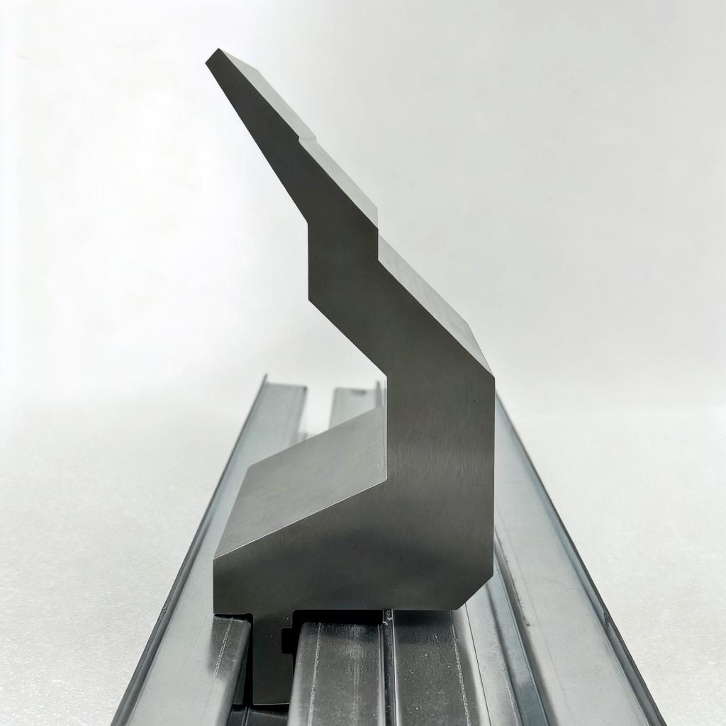 Different types of press brake punches including standard, gooseneck, and acute angle